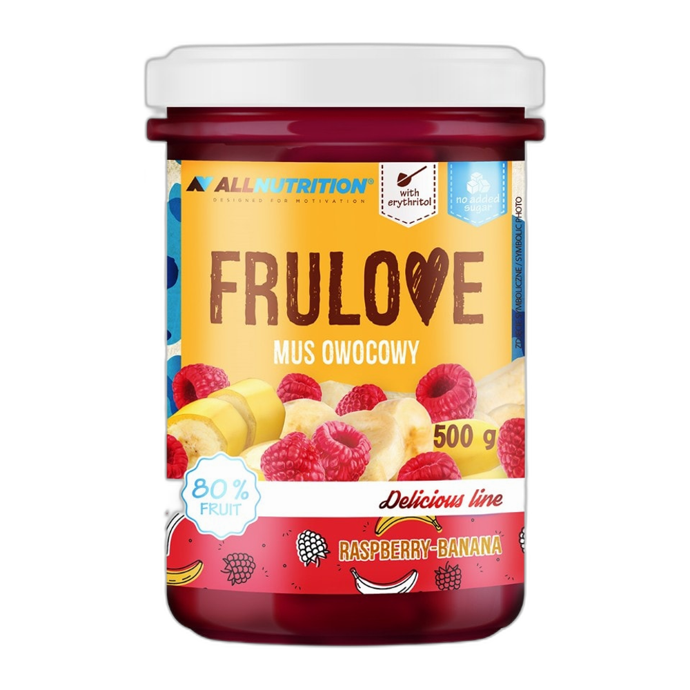 Allnutrition Frulove Mousse, Raspberry-Banana - 500g