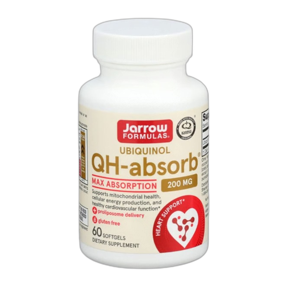 Jarrow Formulas Ubiquinol QH-absorb, 200mg - 60 softgels
