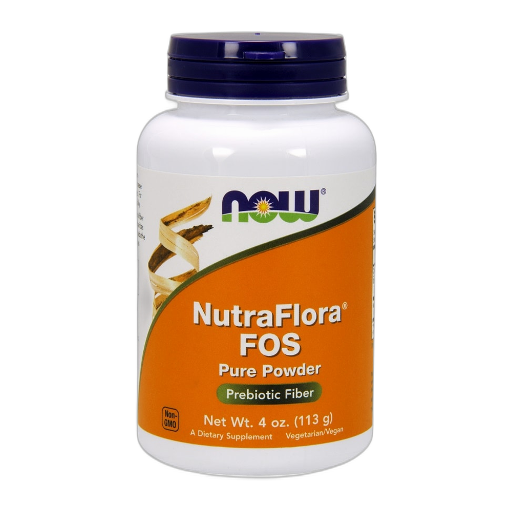 NOW Foods NutraFlora FOS, Pure Powder - 113g
