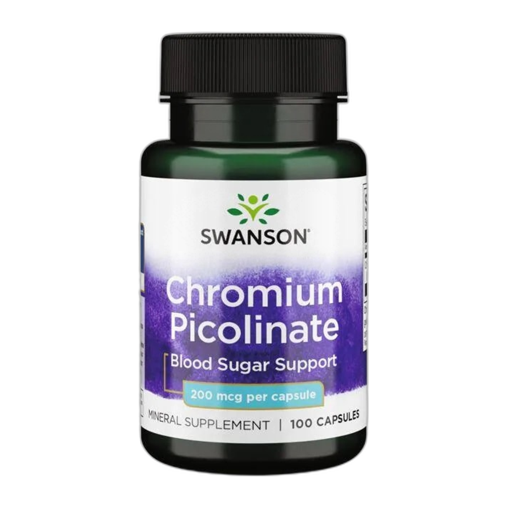 Swanson Chromium Picolinate, 200mcg - 100 caps