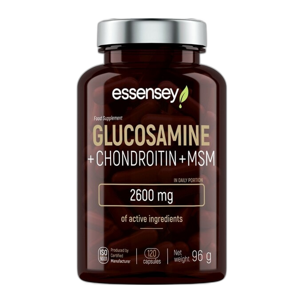 Essensey Glucosamine + Chondroitin + MSM - 120 caps