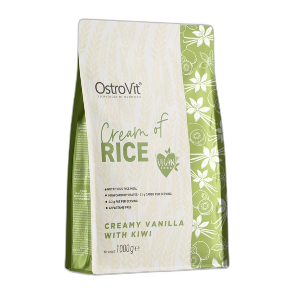 OstroVit Cream of Rice, Creamy Vanilla with Kiwi - 1000g