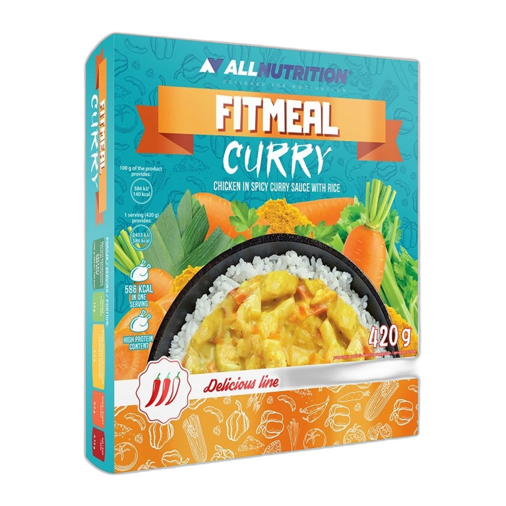 Allnutrition Fitmeal, Curry - 420g