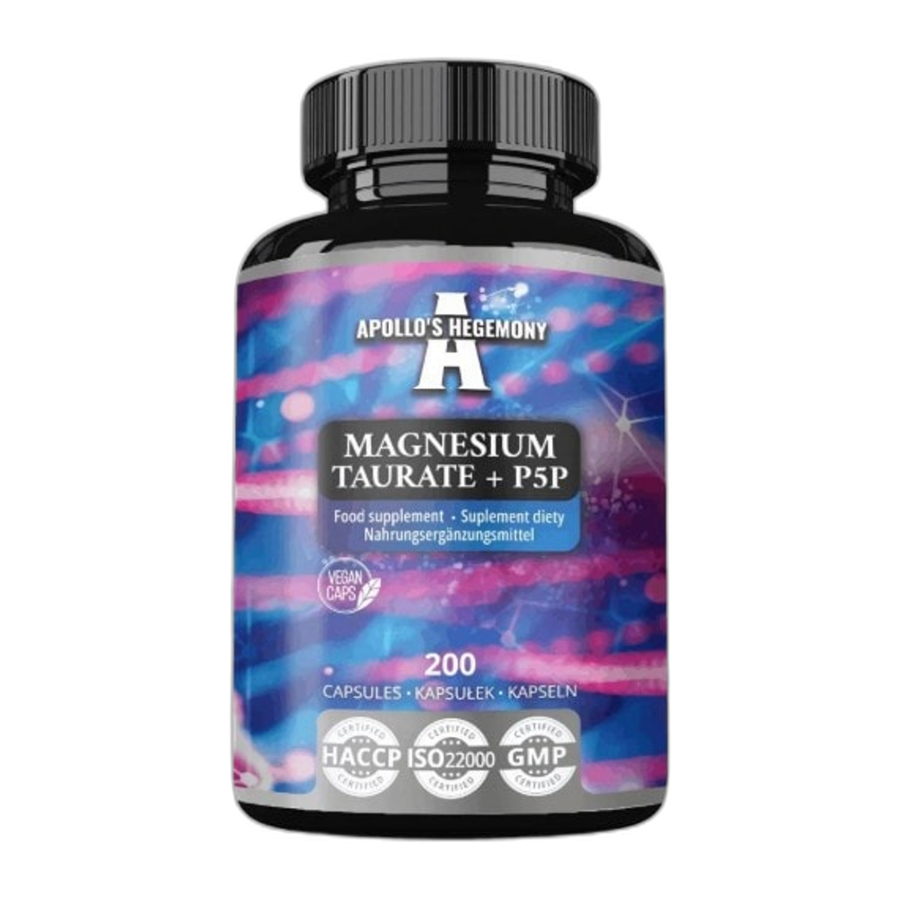 Apollo's Hegemony Magnesium Taurate + P5P - 200 caps