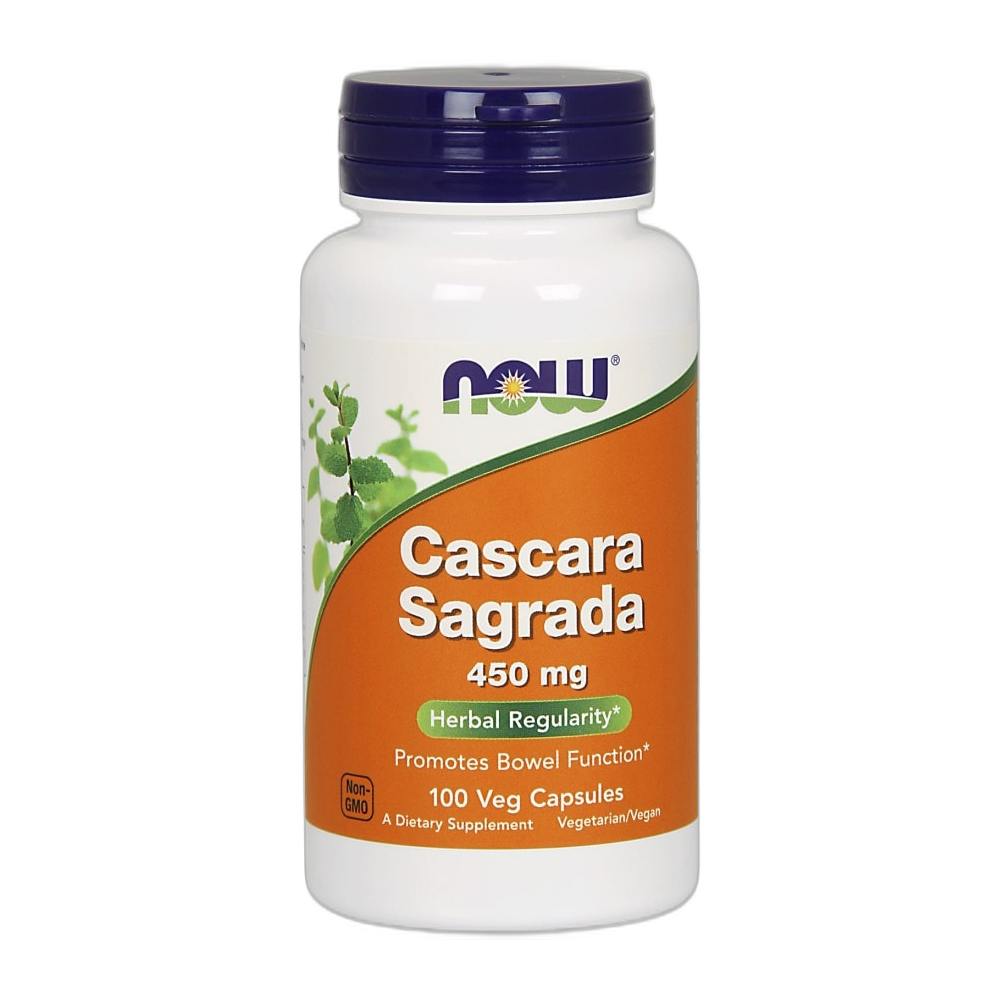 NOW Foods Cascara Sagrada, 450mg - 100 vcaps