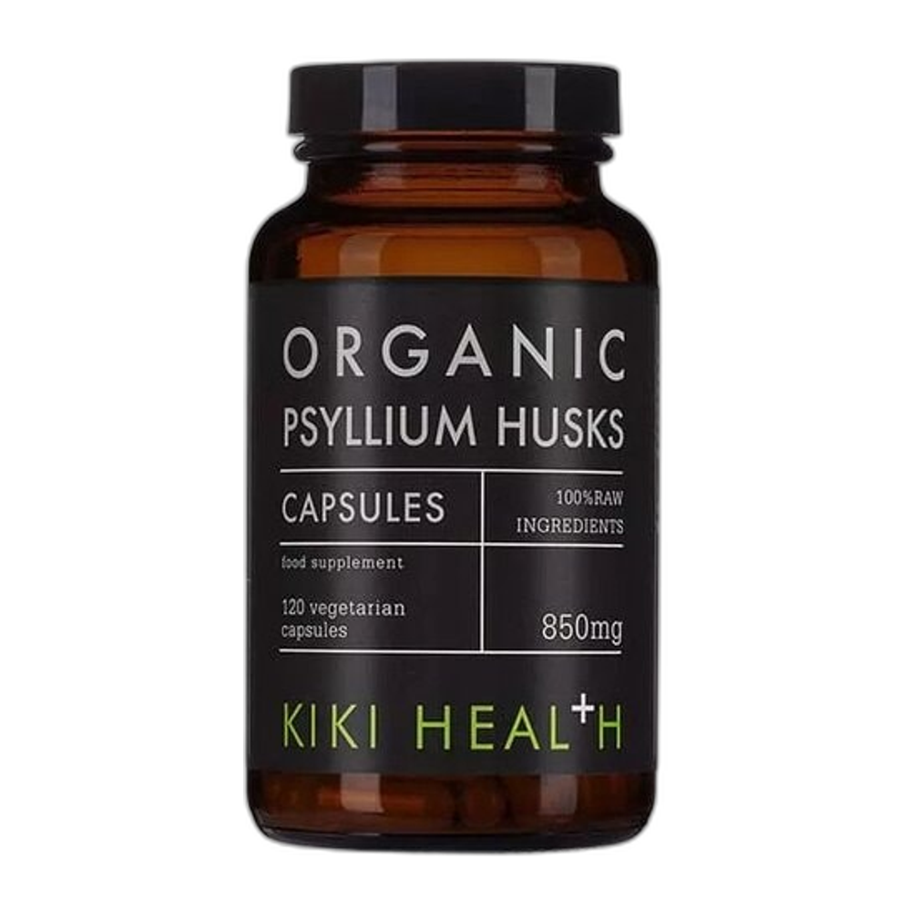 KIKI Health Psyllium Husks - 120 vcaps