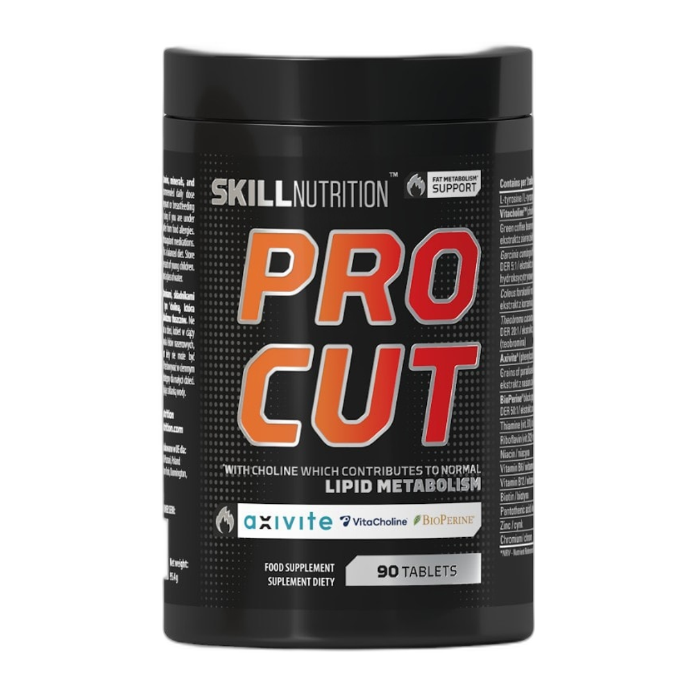 Skill Nutrition Pro Cut, Fat Metabolism Support - 90 tablets