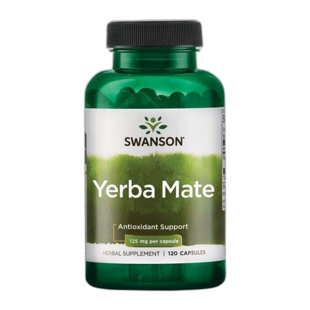 Swanson Yerba Mate, 125mg - 120 caps
