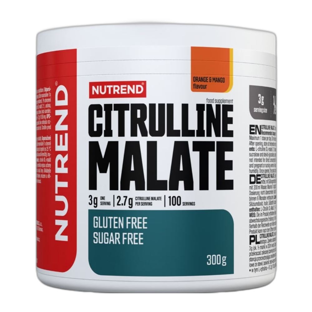 Nutrend Citrulline Malate, Orange & Mango - 300g