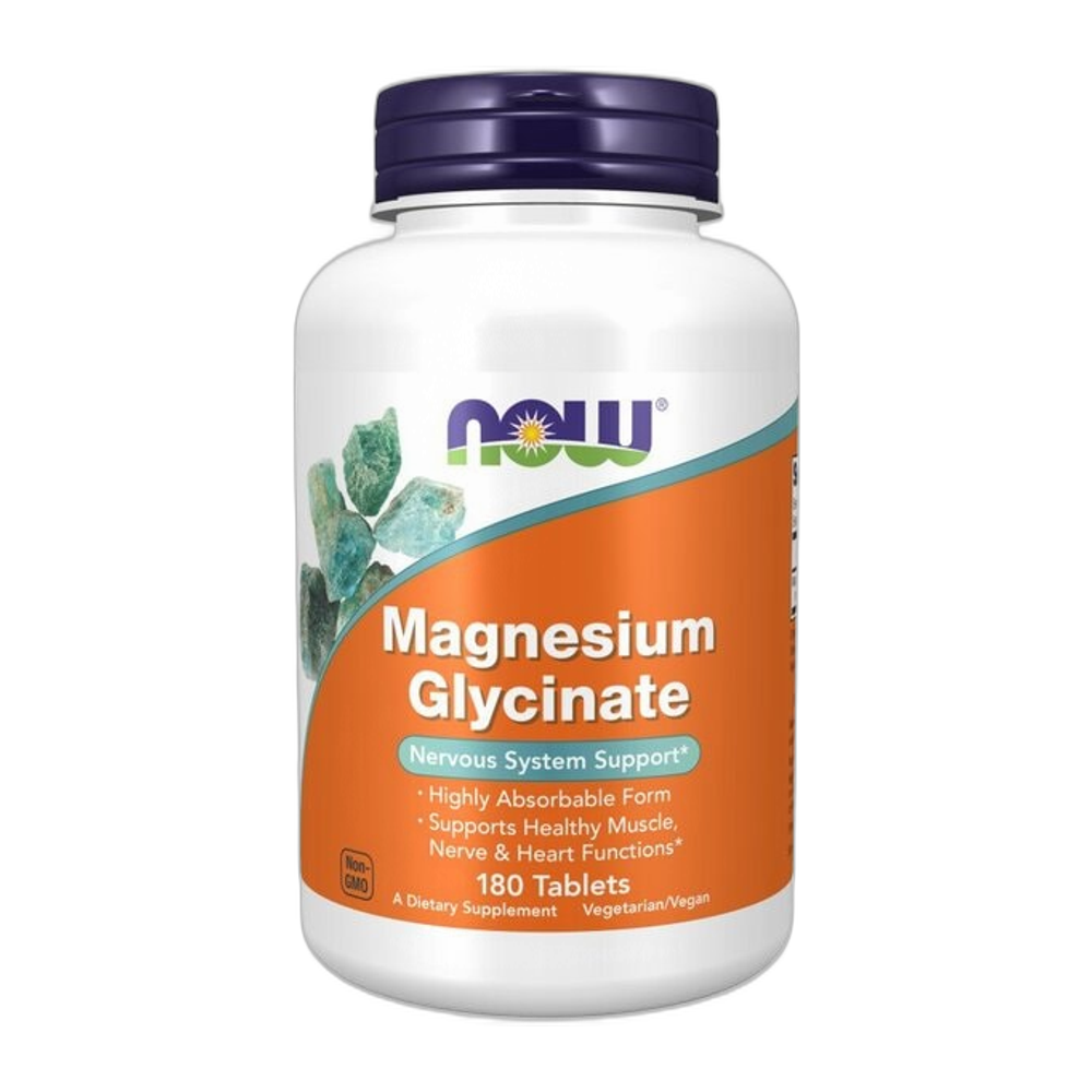 NOW Foods Magnesium Glycinate - 180 tabs