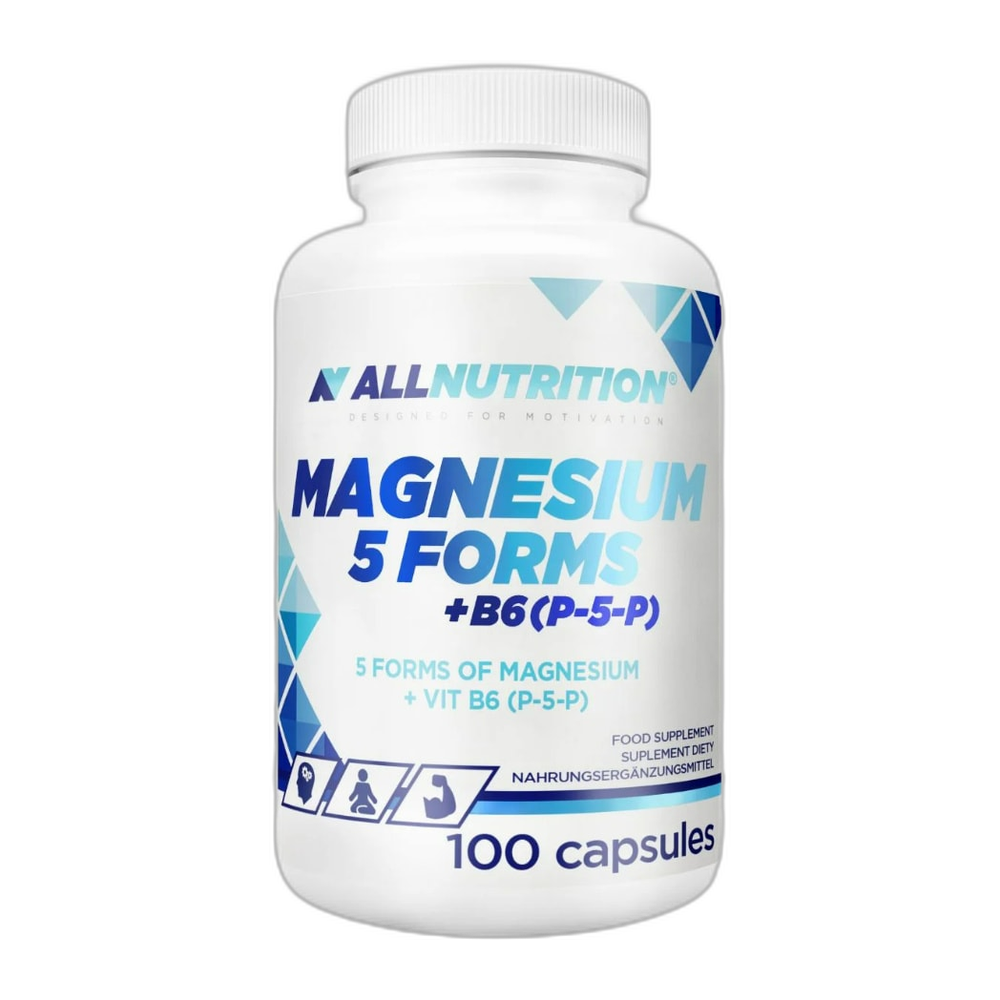 Allnutrition Magnesium 5 Forms + B6 (P-5-P) - 100 caps