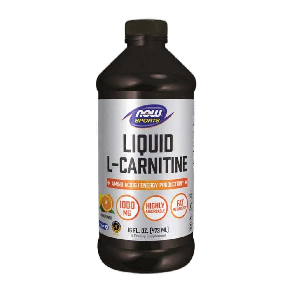 NOW Foods Liquid L-Carnitine, 1000mg - 473 ml.