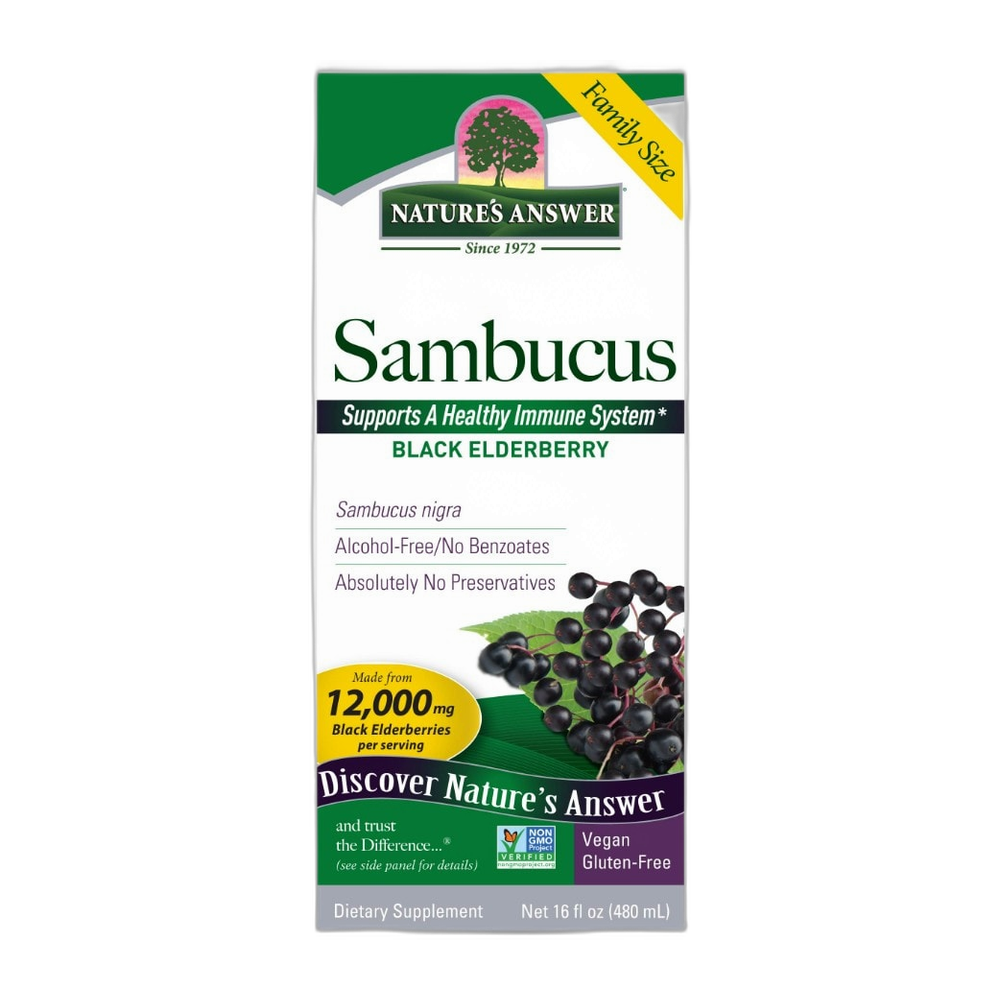 Nature's Answer Sambucus - 480 ml.