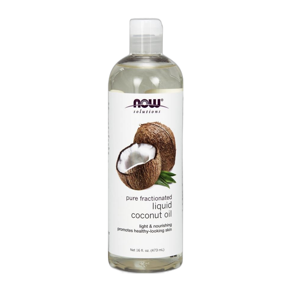 NOW Foods Coconut Oil, Liquid Pure Fractionated - 473 ml.