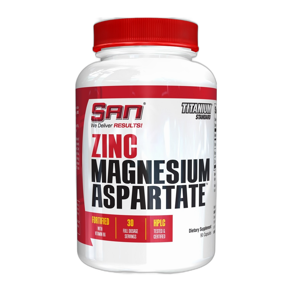 SAN Zinc Magnesium Aspartate - 90 caps