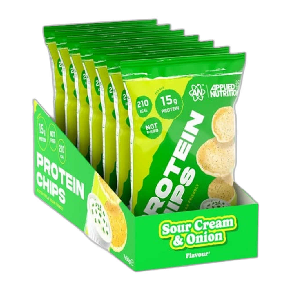 Applied Nutrition Protein Chips, Sour Cream & Onion - 7 x 50g