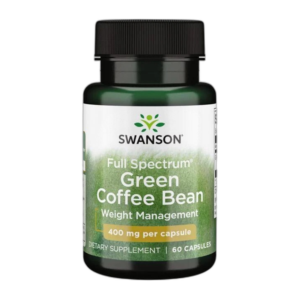 Swanson Full Spectrum Green Coffee Bean, 400mg - 60 caps