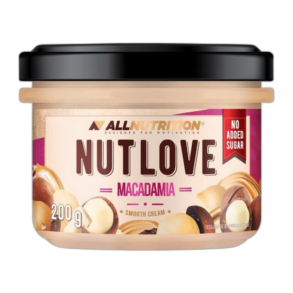 Allnutrition Nutlove Smooth Cream, Macadamia - 200g