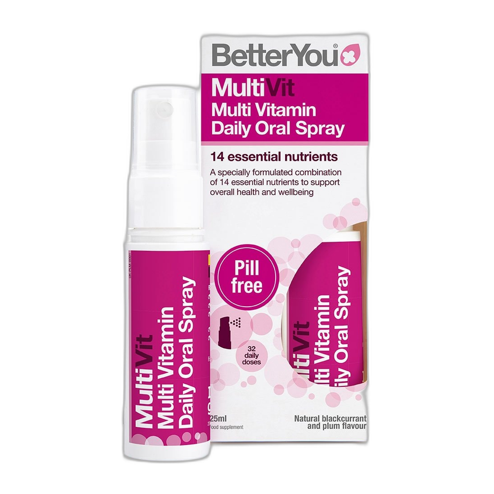 BetterYou MultiVit, Blackcurrant and Plum - 25 ml.