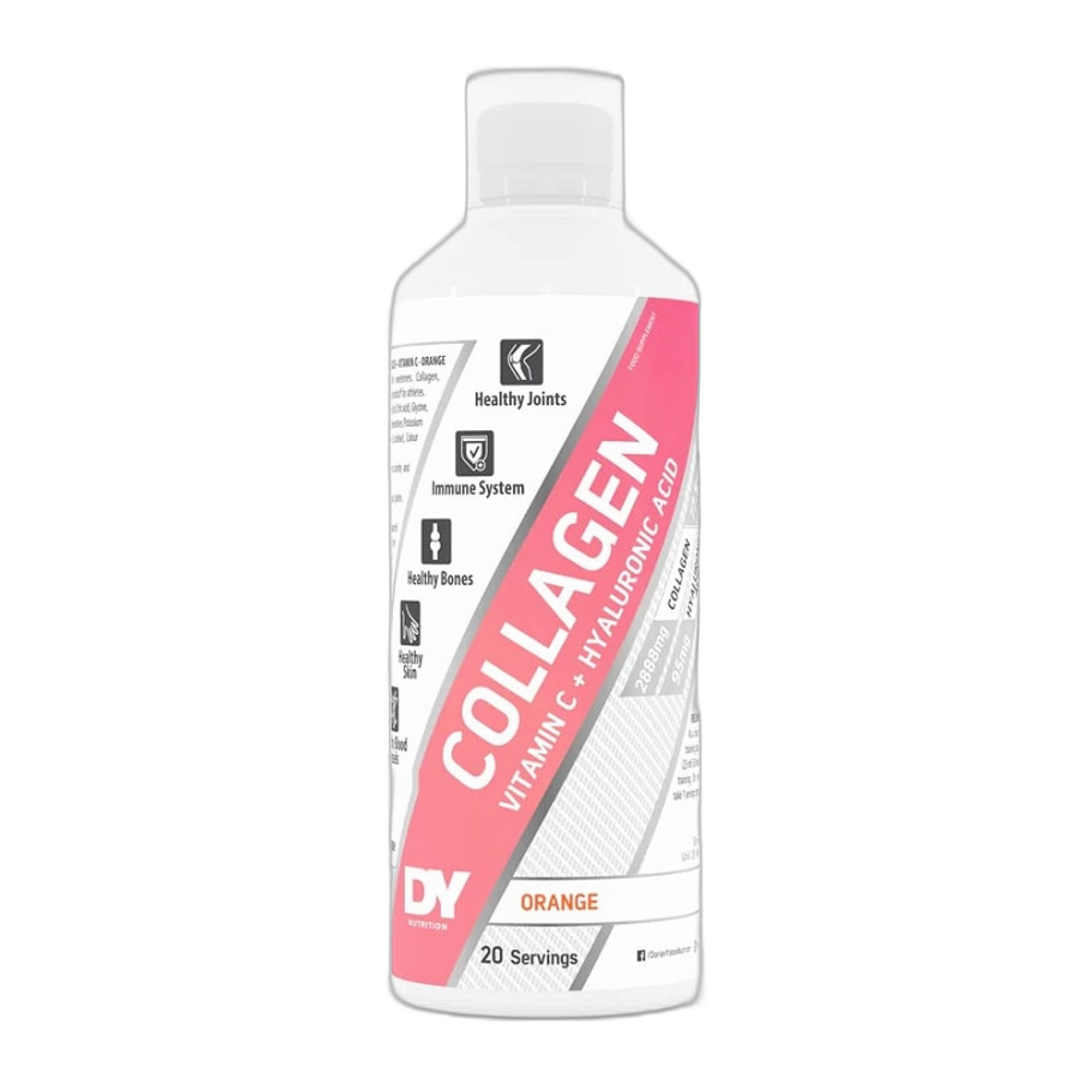 Dorian Yates Liquid Collagen + Vitamin C + Hyaluronic acid, Orange - 500 ml.