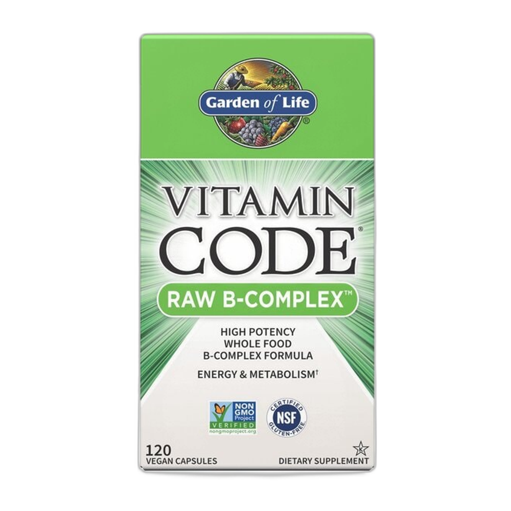 Garden of Life Vitamin Code Raw B-Complex - 120 vegan caps