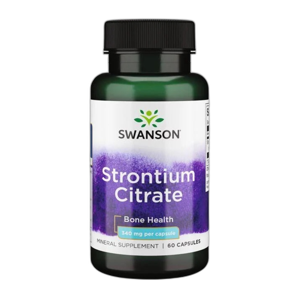 Swanson Strontium Citrate, 340mg - 60 caps