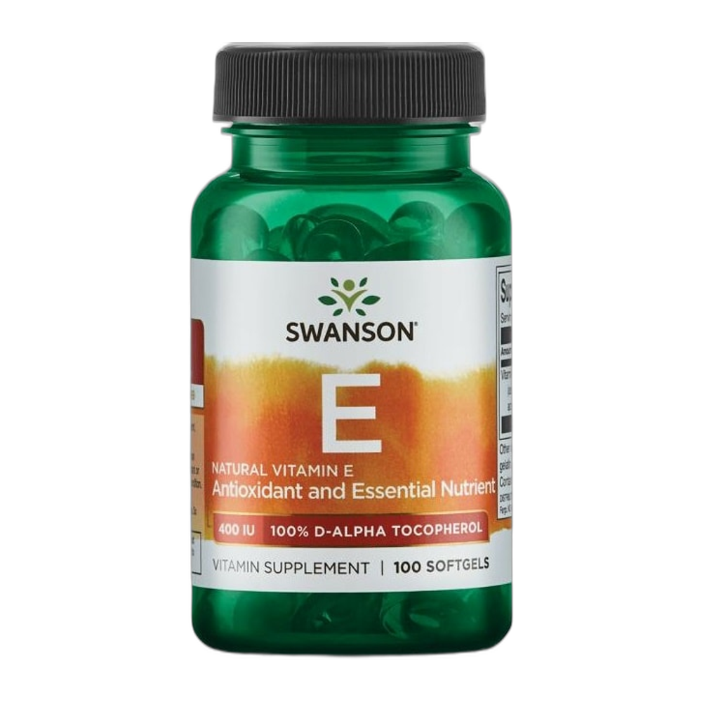 Swanson Vitamin E, 400 IU Natural - 100 softgels