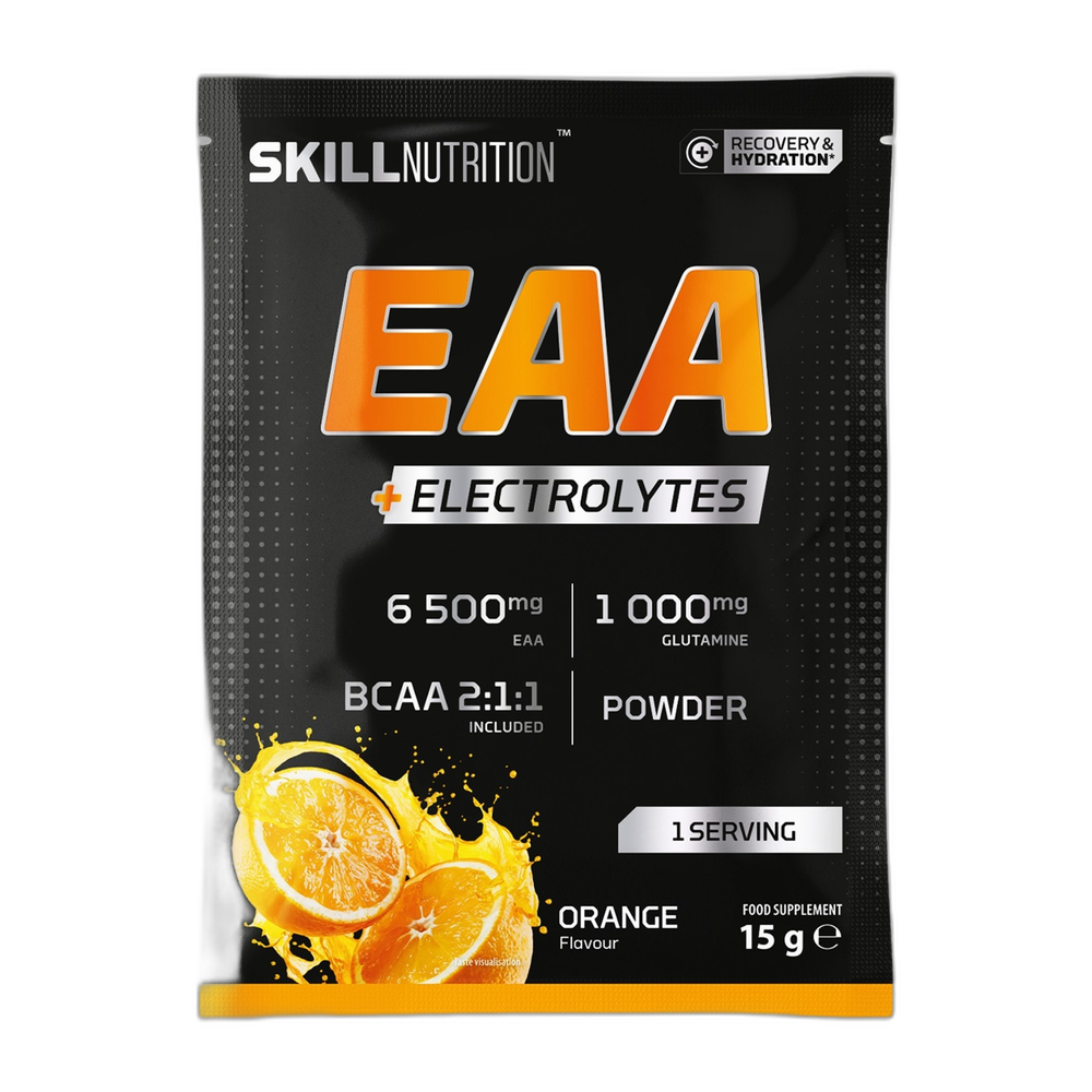 Skill Nutrition EAA + Electrolytes, Orange  - 15g (1 serving)