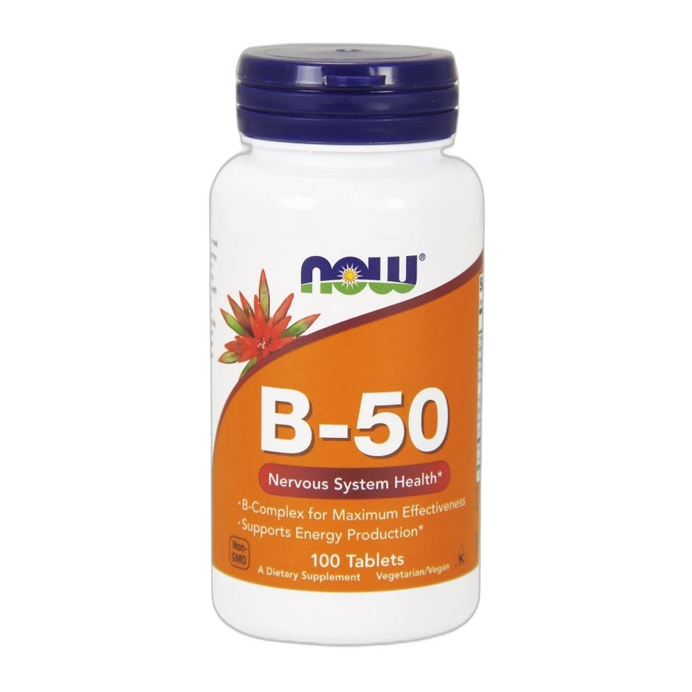 NOW Foods Vitamin B-50 - 100 tablets
