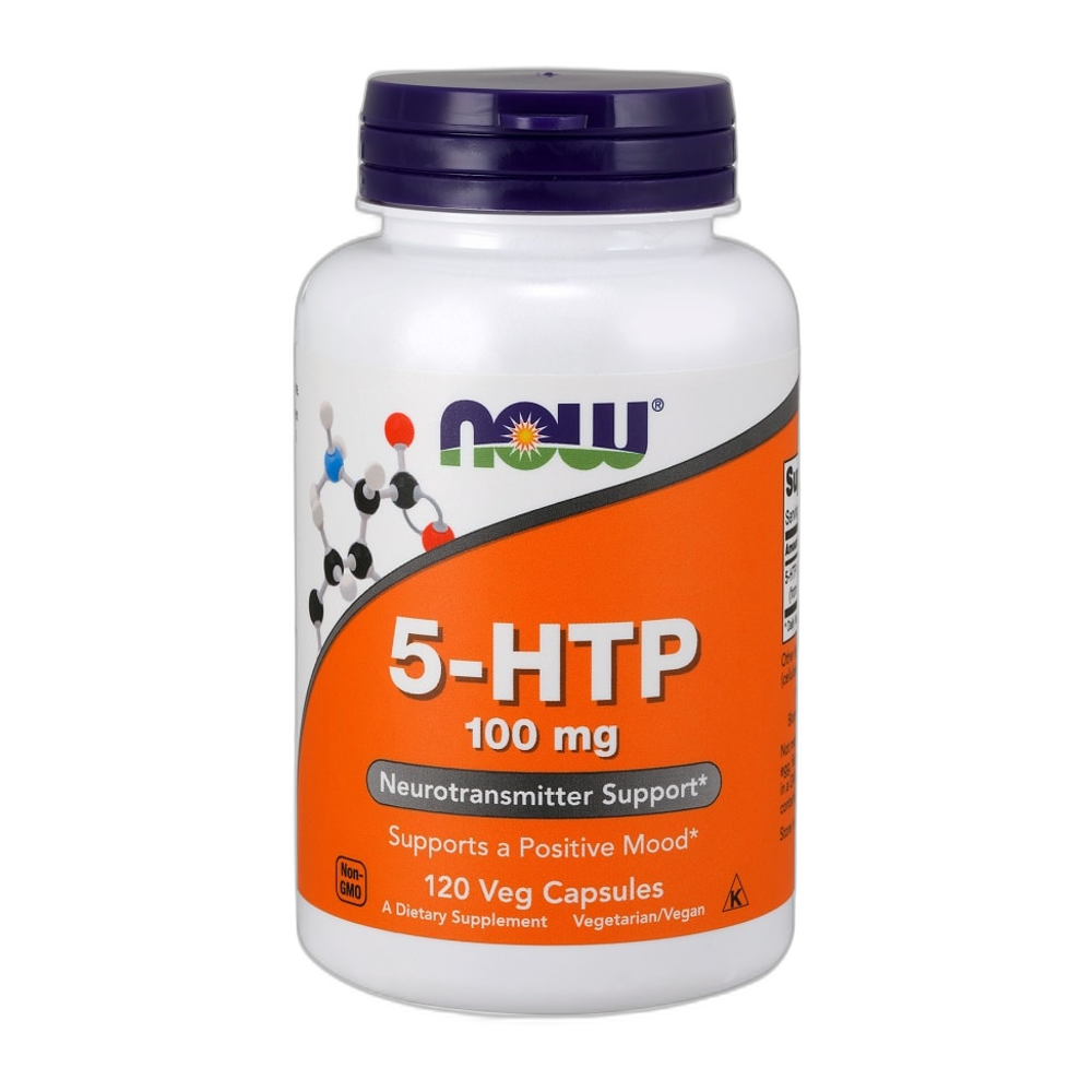 NOW Foods 5-HTP, 100mg - 120 vcaps