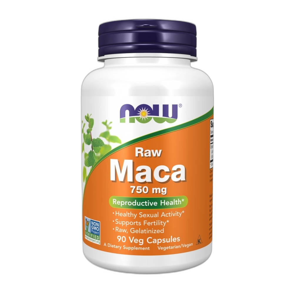 NOW Foods Maca 6:1 Concentrate, 750mg RAW - 90 vcaps