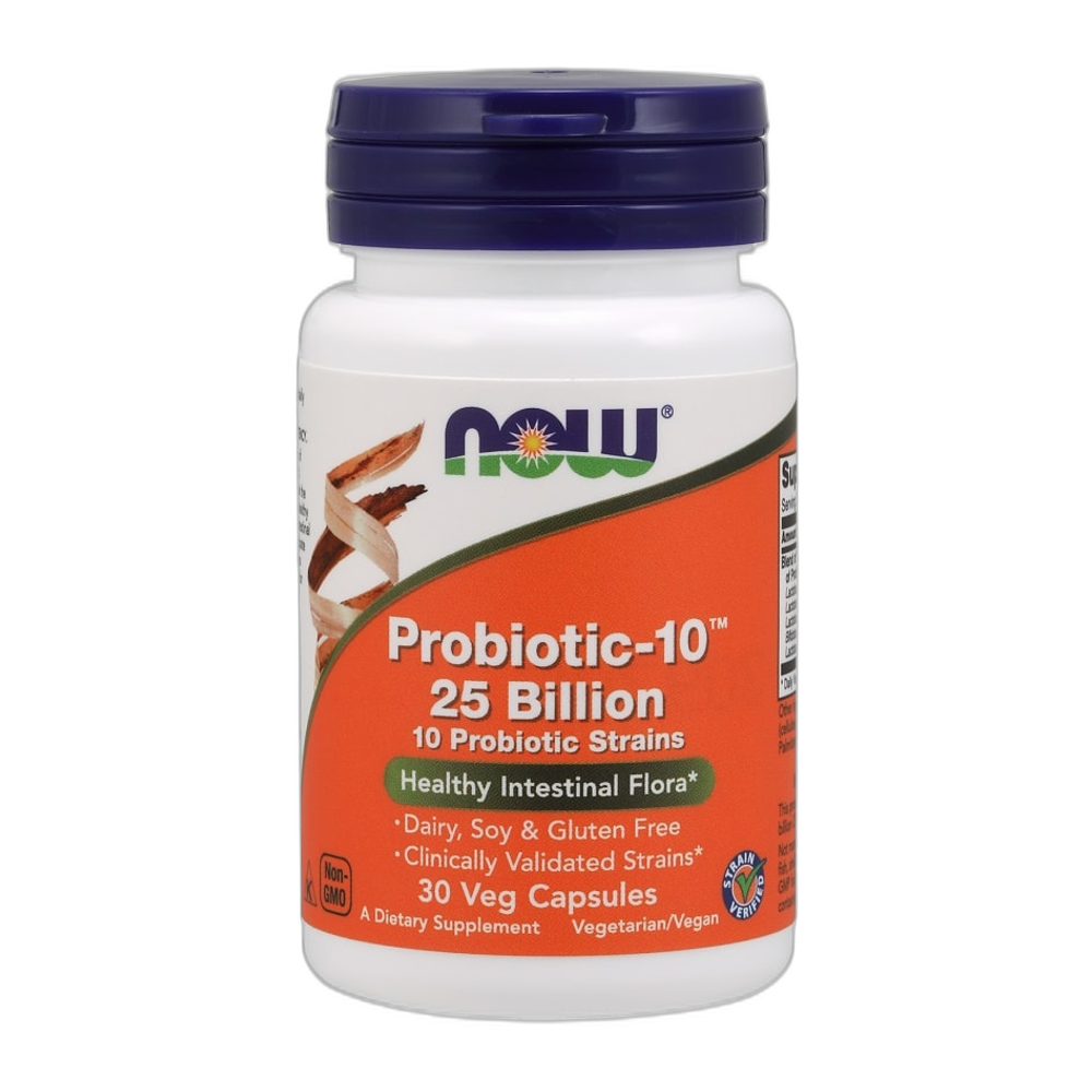 NOW Foods Probiotic-10, 25 Billion - 30 vcaps