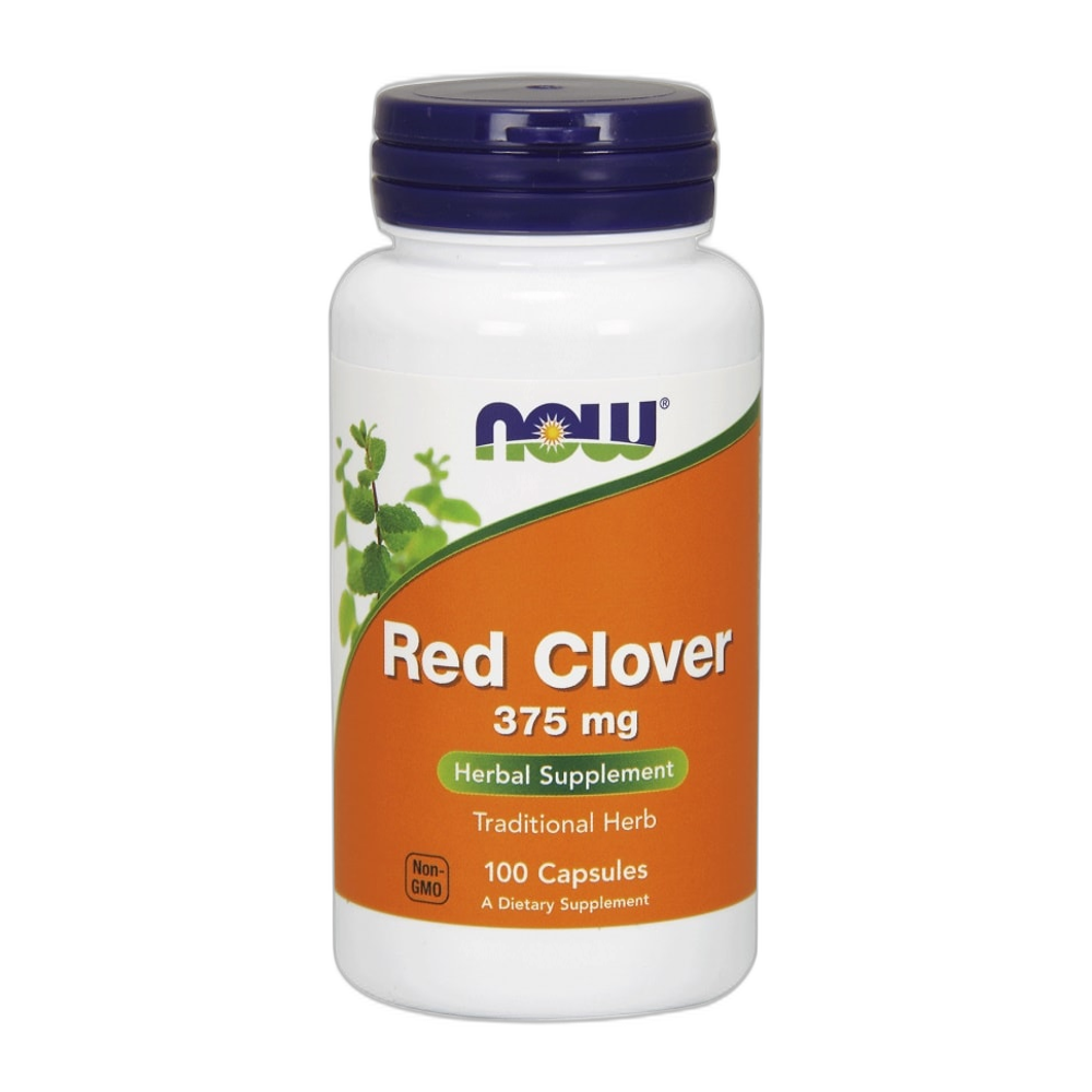 NOW Foods Red Clover, 375mg - 100 caps