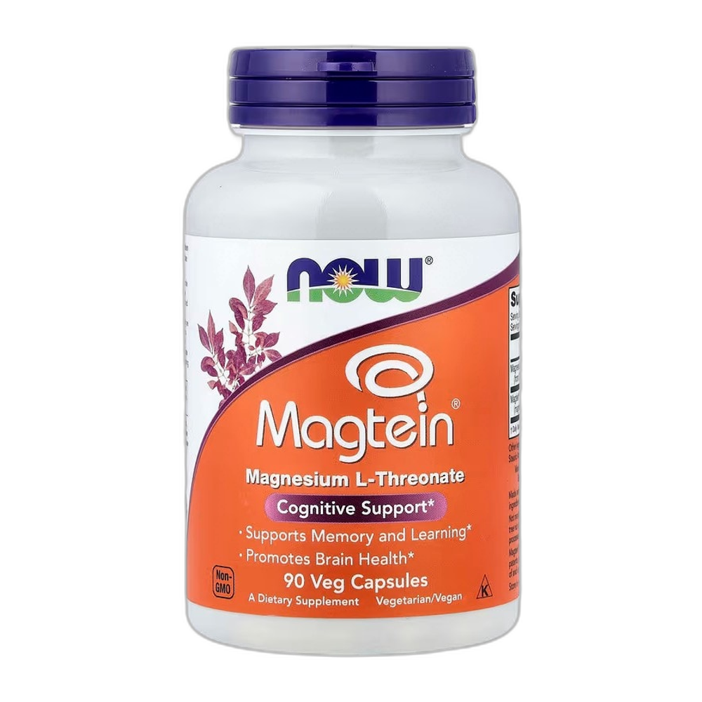 NOW Foods Magtein Magnesium L-Threonate - 90 vcaps