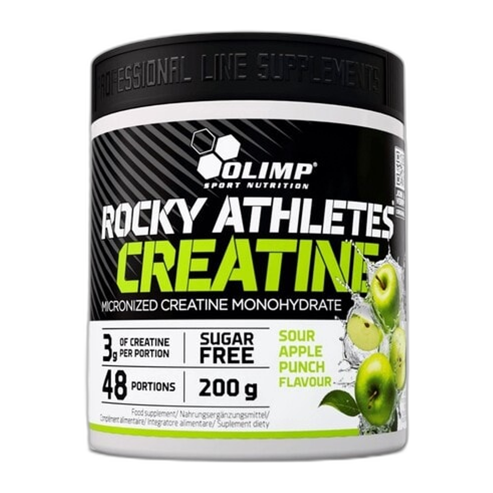 Olimp Nutrition Rocky Athletes Creatine, Sour Apple Punch - 200g