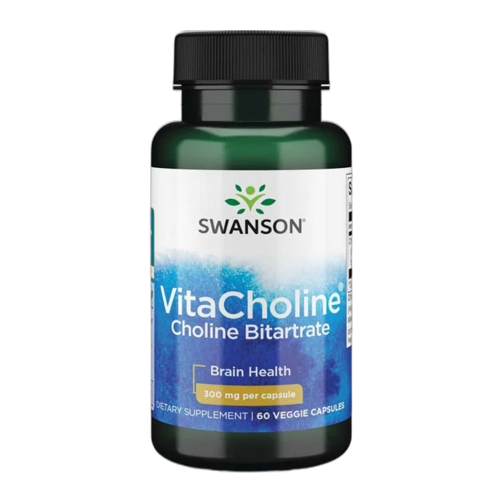 Swanson VitaCholine Choline Bitartrate, 300mg - 60 vcaps