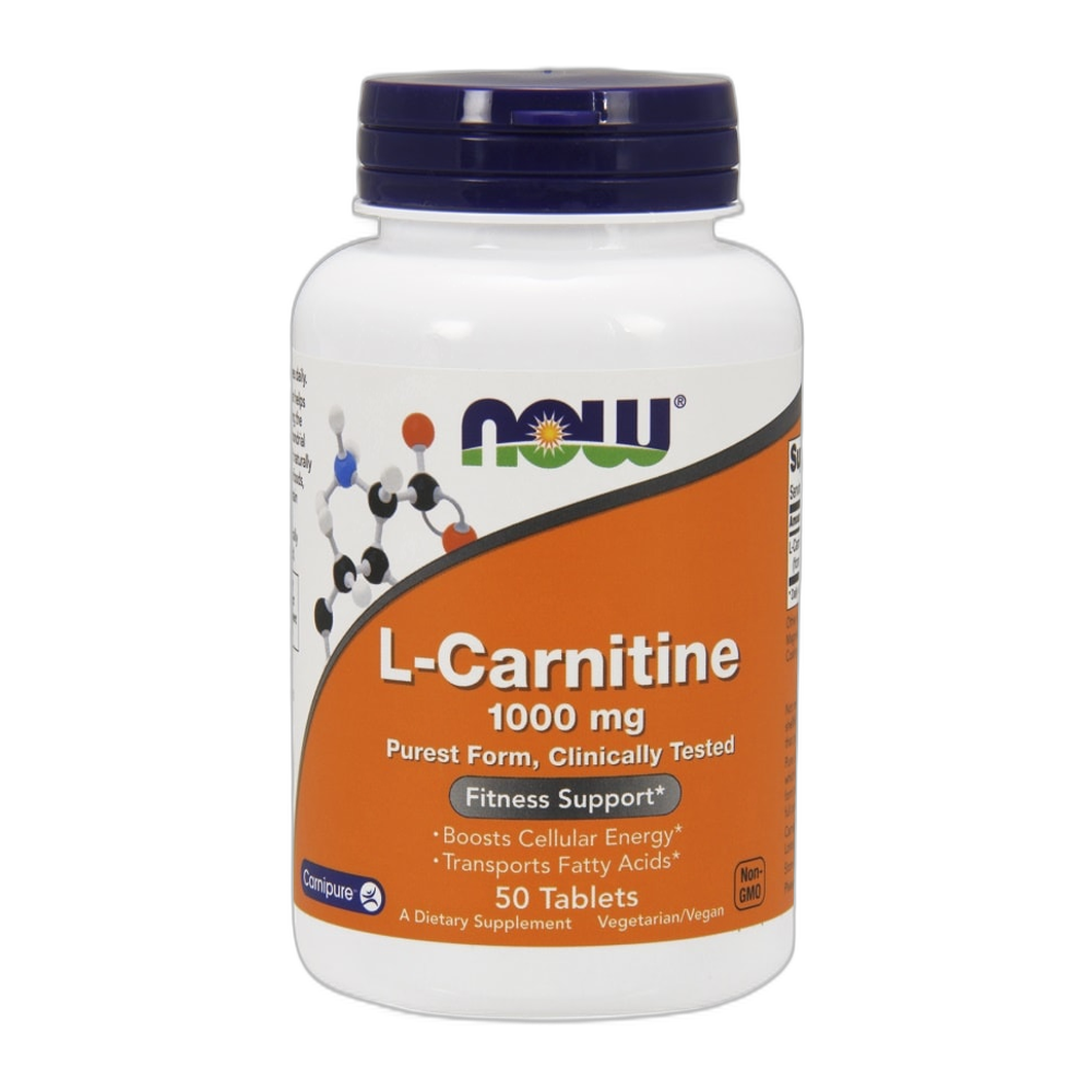 NOW Foods L-Carnitine, 1000mg - 50 tabs