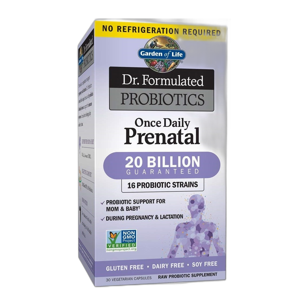 Garden of Life Dr. Formulated Probiotics Once Daily Prenatal - 30 vcaps