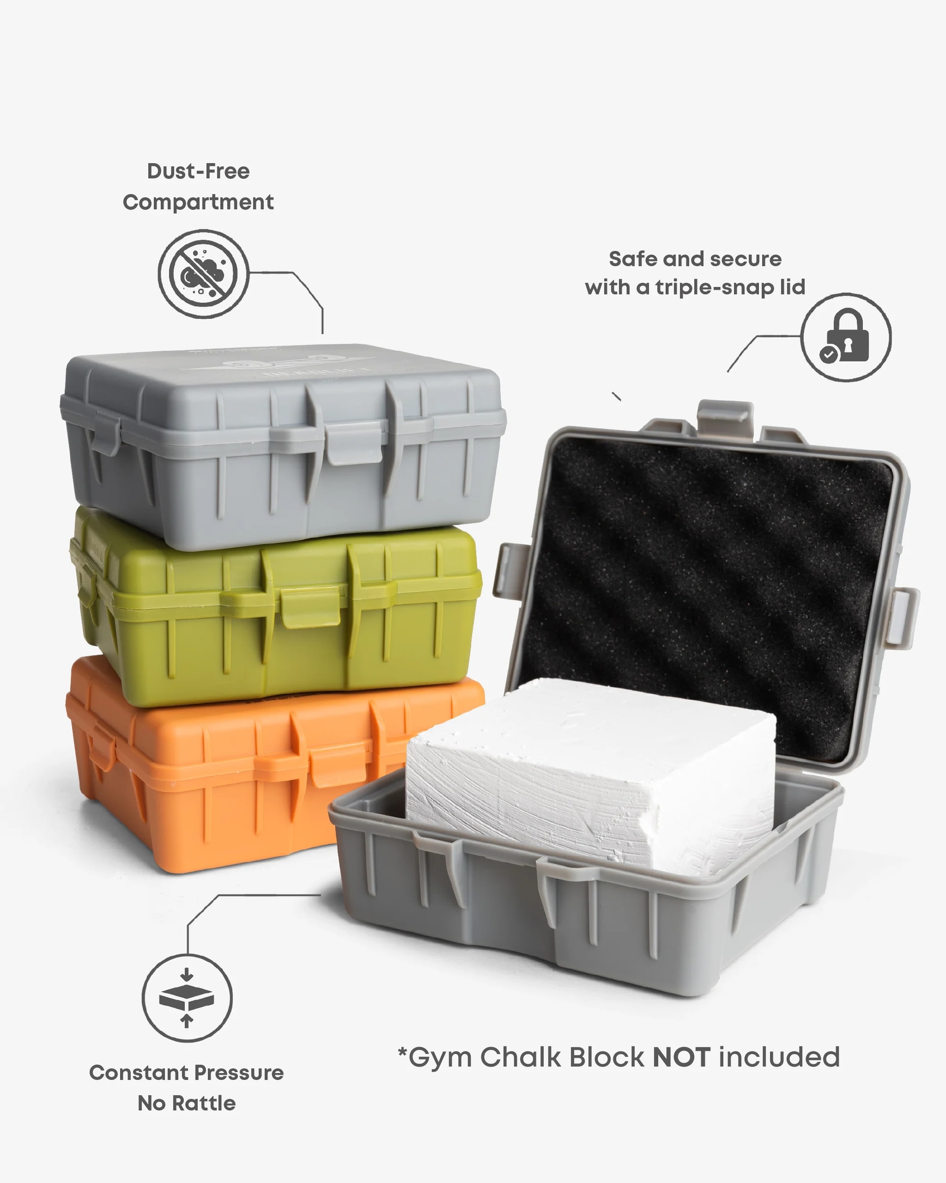 SmartShake Chalk Block Box – kolm värvi