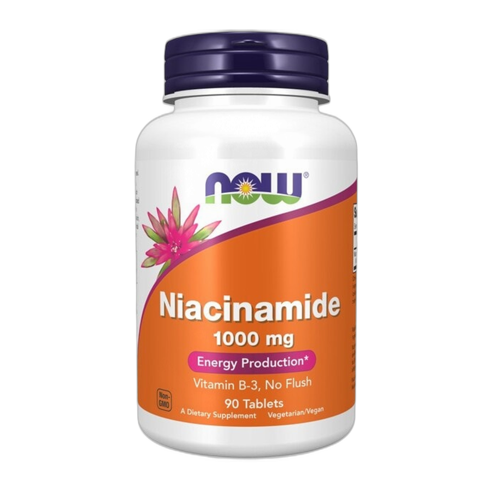 NOW Foods Niacinamide, 1000mg - 90 tablets