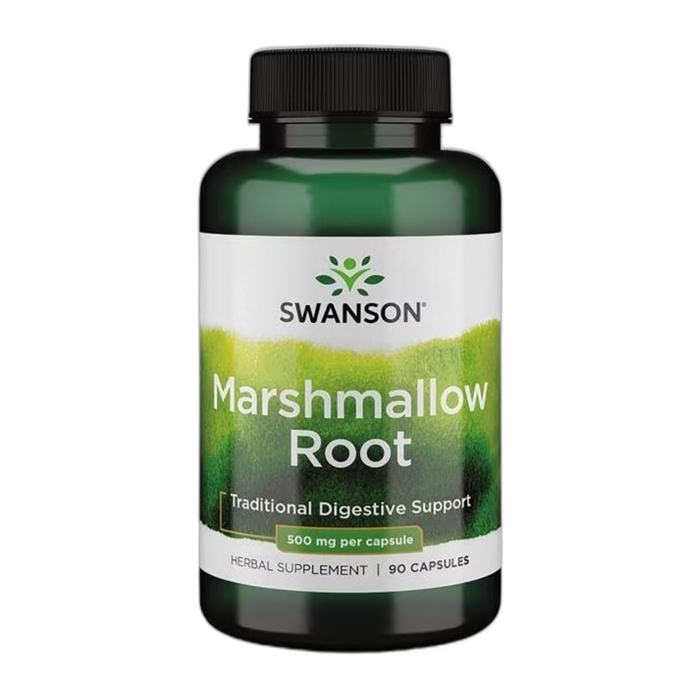 Swanson Marshmallow Root, 500mg - 90 caps