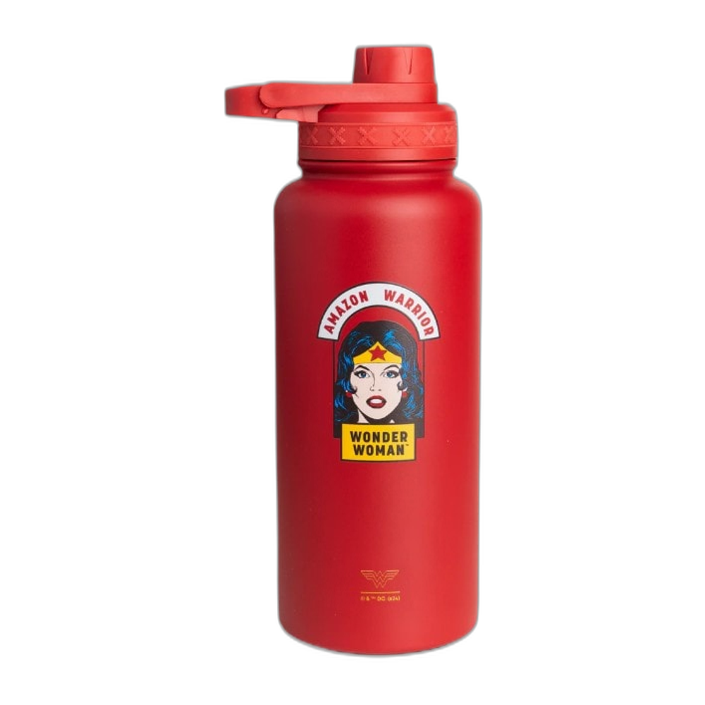SmartShake Bohtal Insulated Sports Bottle - DC Comics, Wonder Woman Amazon Warrior - 960 ml.