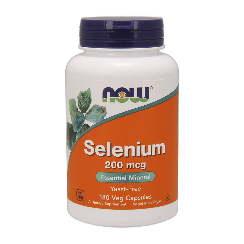 NOW Foods Selenium, 200mcg - 180 vcaps
