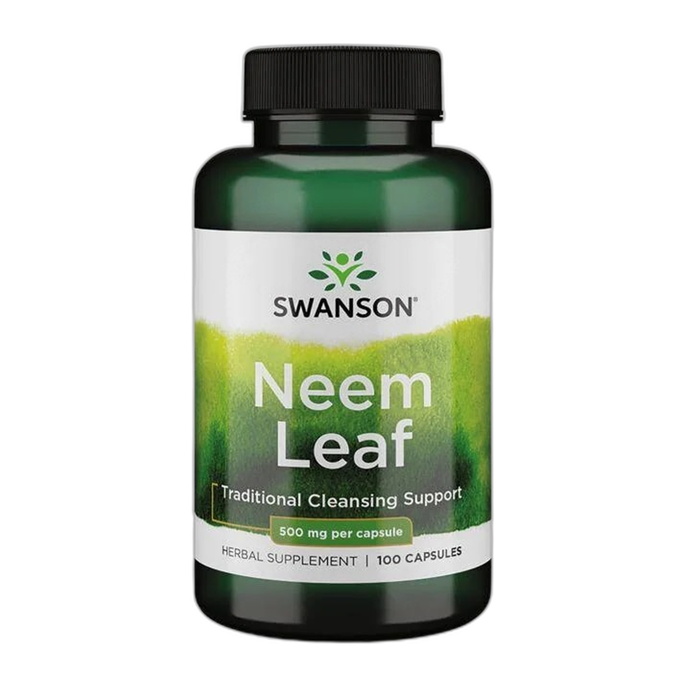 Swanson Neem Leaf, 500mg - 100 caps