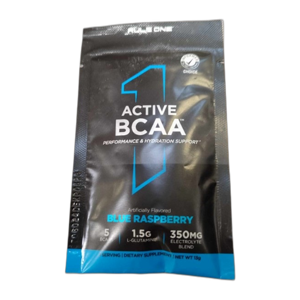 Rule One Active BCAA, Blue Raspberry - 13g (1 serving)