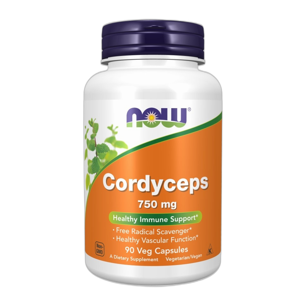 NOW Foods Cordyceps, 750mg - 90 vcaps