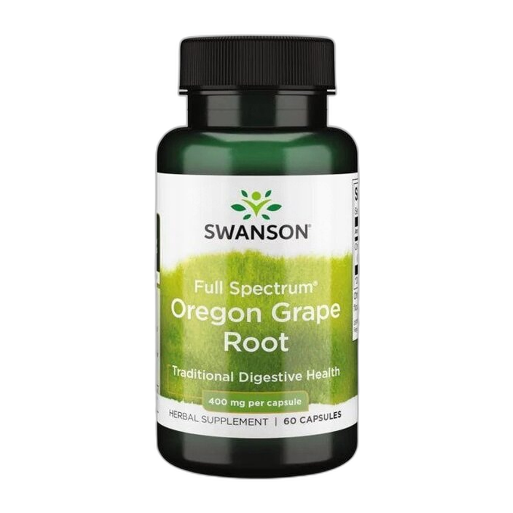 Swanson Full Spectrum Oregon Grape Root, 400mg - 60 caps