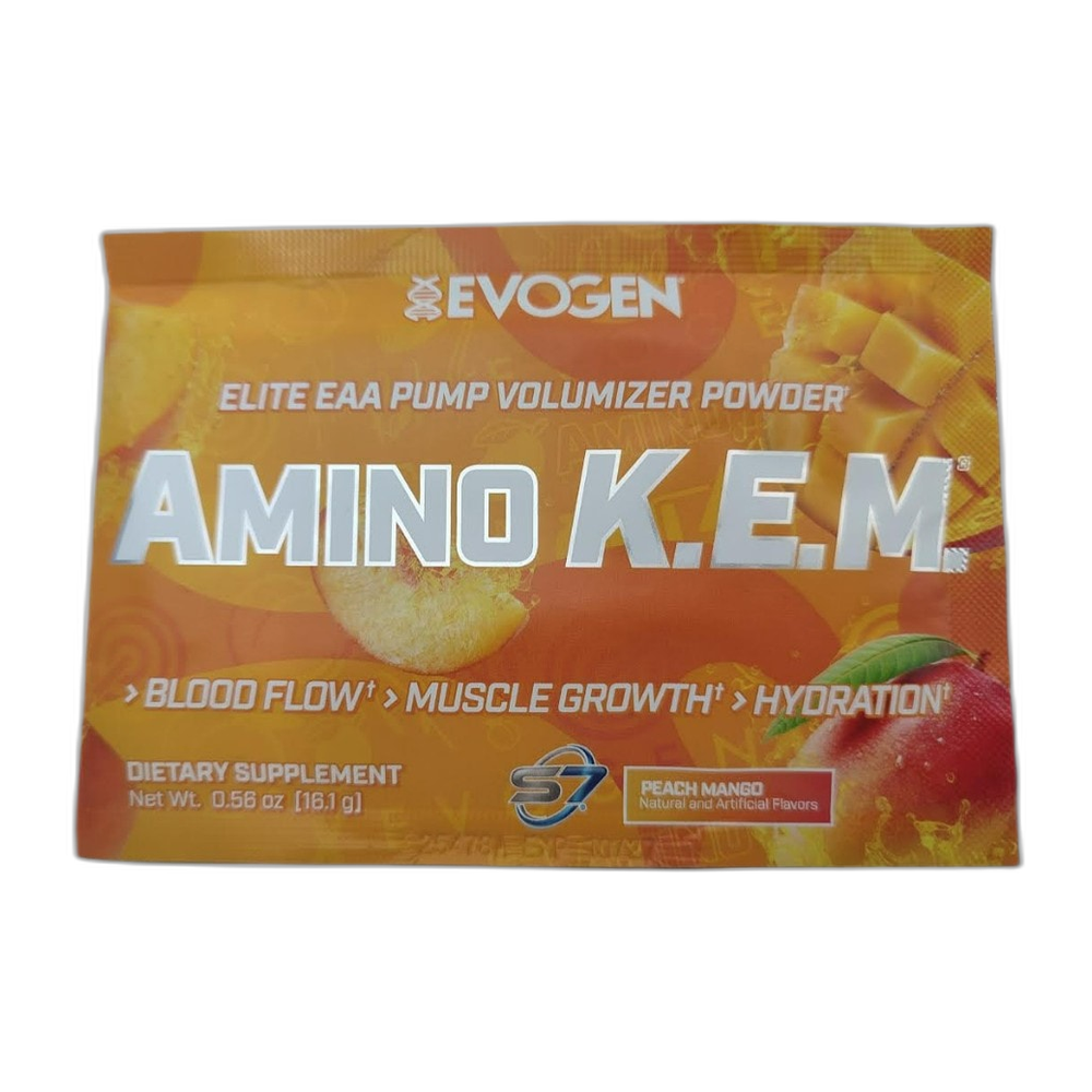 Evogen Amino K.E.M. EAA, Peach Mango - 16.1g (1 serving)