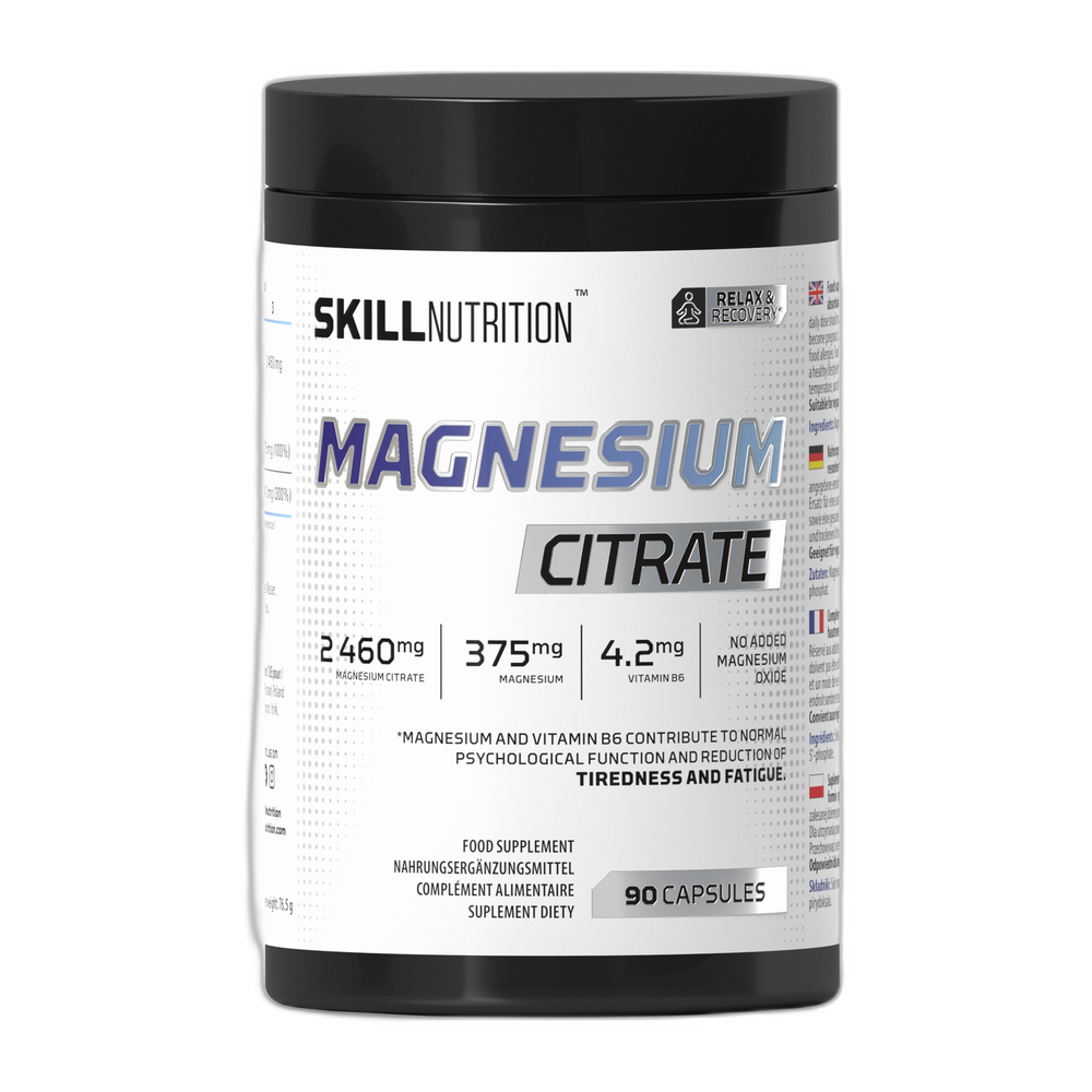 Skill Nutrition Magnesium Citrate - 90 caps