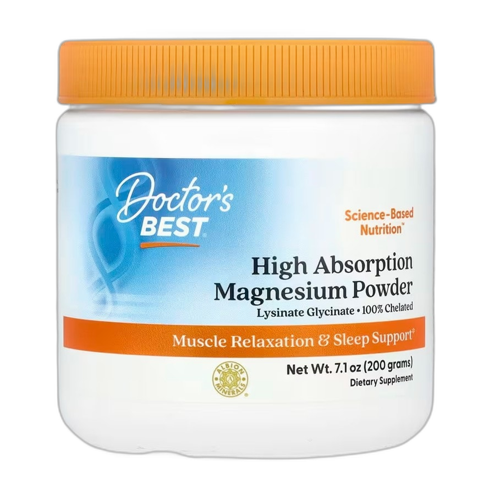 Doctor's Best High Absorption Magnesium, Powder - 200g